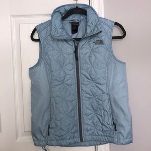 North Face Light Blue Vest